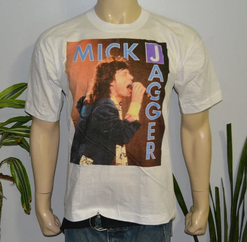 MICK JAGGER concert t-shirt L Australia 1980s vintage concert t-shirt, vintage, single stitch, B+ condition