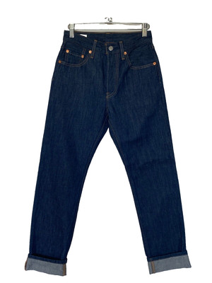 Levi s 501 Jeans Size W24xL30 Original Fit Dark Denim Blue Classic Straight Leg