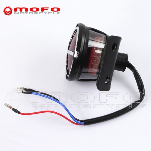 Motorcycle LED Stop Tail Light For Cafe Racer Custom Rear Number Plate Taillight - Picture 10 of 12