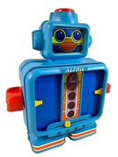 Vintage 1978 Playskool ALPHIE Electronic Robot Toy w/ Box Music Works