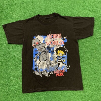 2005 Good Charlotte Simple Plan Shirt Classic Black Unisex S-234XL