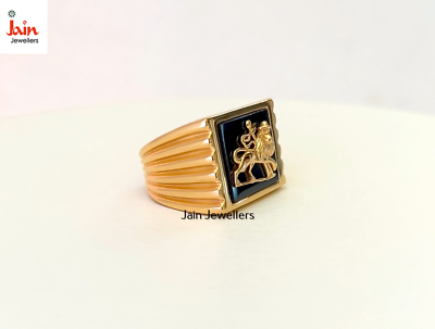 22 Kt Yellow Real Solid Gold Lion of Judah Men Ring Size 8 9 22 Kt Yellow Real Solid Gold Lion of Judah Men Ring Size 8 9