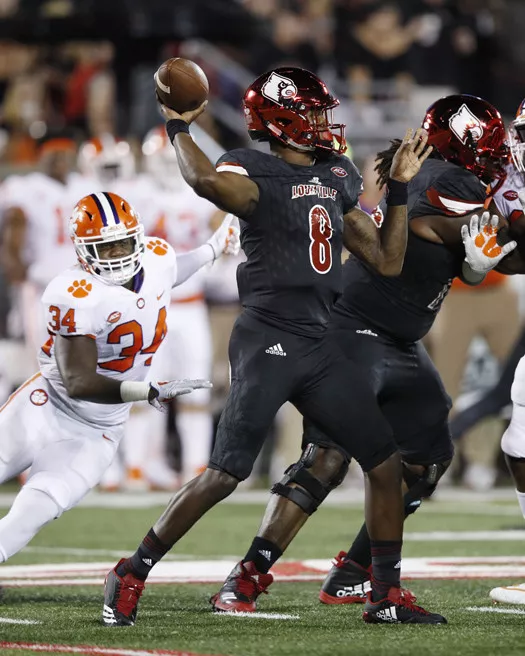 Lamar Jackson - Louisville Cardinals Poster Print Home Decor, Wall Art- No  Frame