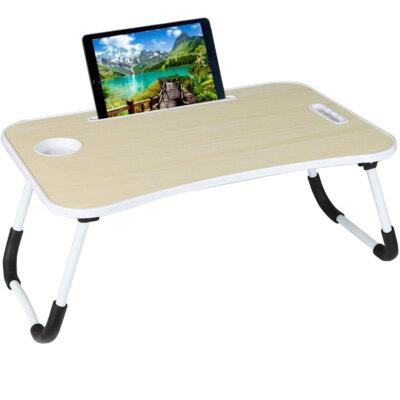 Tavolino Vassoio da Letto Divano per Notebook PC Tablet Pieghevole