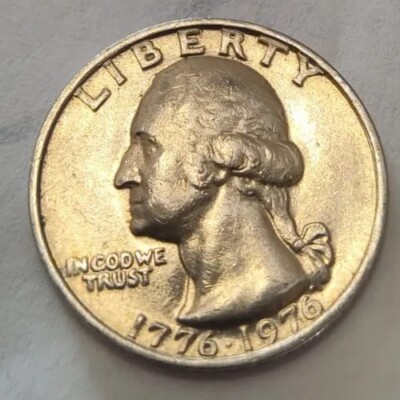 Ageページ 1776-1976 Bicentennial Quarter No Mint MarkCirculated