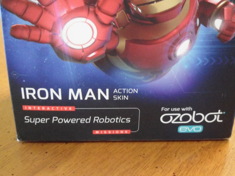 Ozobot Evo Marvel The Avengers Iron Man Action Skin New Unopened - Image 2 of 4