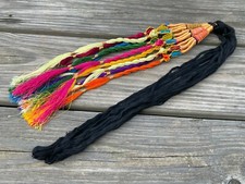 Paranda Hair Accessory Black Multi Color Traditional Hair Braided Parandi Ethnic