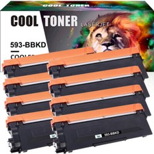 8 Pack E310 593BBKD Black Toner For Dell E310DW E515DN E515DW E514DW 593-BBKD
