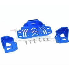 GPM  Aluminium Rear Battery Holder - Blue : Axial SCX10 III Jeep JL Wrangler