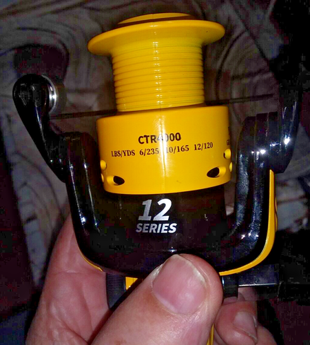 CTR4000 BAKAWA Spinning Reel 12 BALL BEARINGS 5.2:1 Ratio REAR DRAG! - 第 4/4 張圖片