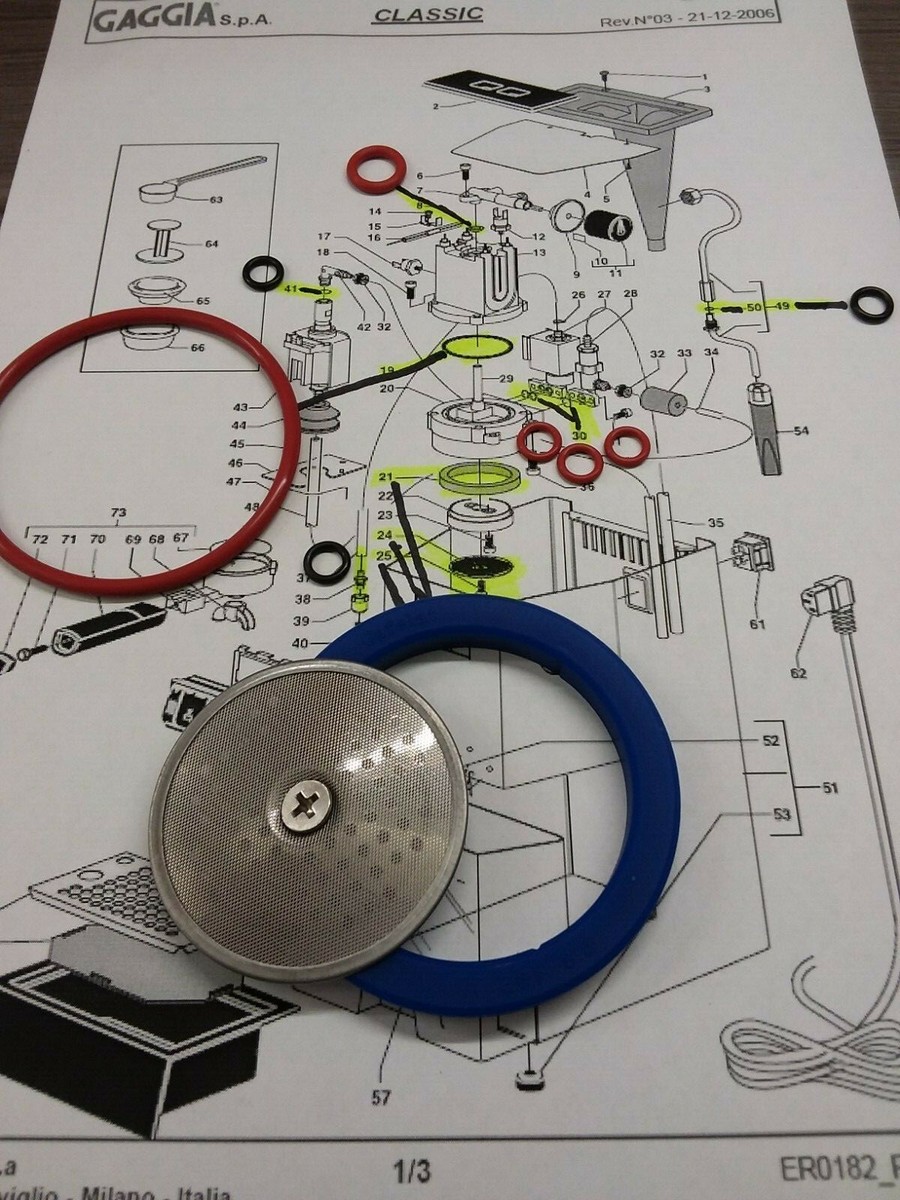 Classic Wiring Diagram Gaggia Classic Service Manual Gaggia
