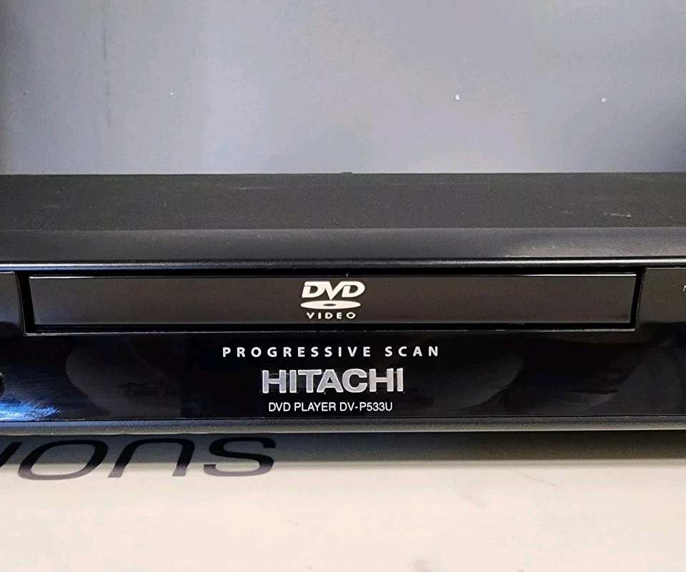 Reproductor de CD DVD Hitachi DV-P533U escaneo progresivo sin control remoto ¡PROBADO Y FUNCIONA! Foto 3 de 4