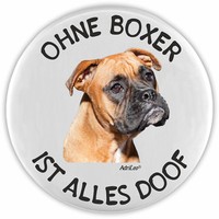 Adrileo FlaschenöFfner - Ohne Boxer Ist Alles Doof Hund Geschenkidee