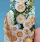 Collection ! Round Eye 8th Vein Ocean Jasper Agate Quartz Druzy Slab Reiki Stone