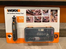 WORX WX106L 8V CORDLESS ROTARY TOOL USB TYPE-C+129 PC ACCESSORY KIT NIP WX106L.1