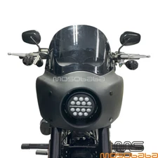 Headlight Fairing + Windshield Kits w/ Headlight Extension Blocks For Street Bob