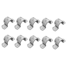 10x Mastschelle Mast 48 50 mm Schelle für Rohr Stahl verzinkt Sat Masten Antenne