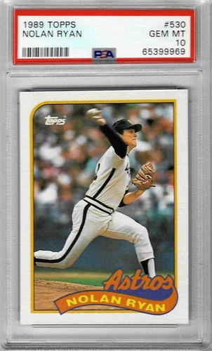 1989 Topps #530 Nolan RYAN - PSA 10+++ HOF Astros