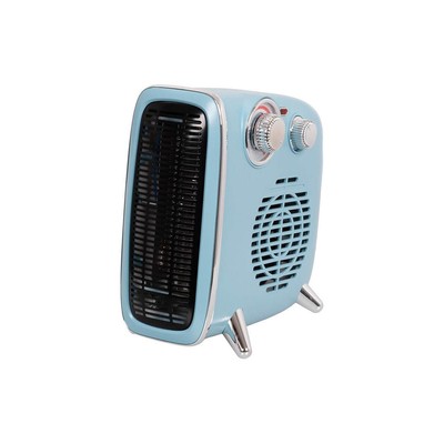 Eurom B-4 1800 Blue Retro-Heizung, 1800W, Thermostat, Überhitzungsschutz, blau (