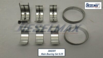 CUMMINS 4BTA 3.9 AUTO MAIN BEARING SET 0.25 (USE 1) 3802011 New | eBay