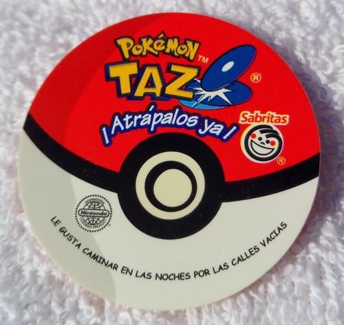 1998 Tazos POKEMON 1 Sabrita's MEOWTH #52 Nintendo Mexico NOS FAST FREE SHIP - Picture 2 of 2