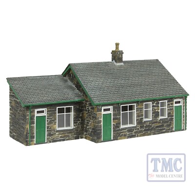 44-0171G Scenecraft OO9 Schmalspur Hafenbahnhof Herren und Büro - grün
