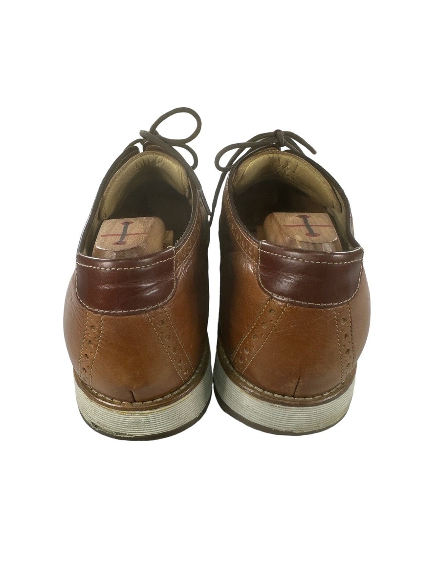 Johnston & Murphy Mens Size 13 M Brown Wingtip Casual Shoes 27-1746 Johnston & Murphy Mens Size 13 M Brown Wingtip Casual Shoes  main image 4