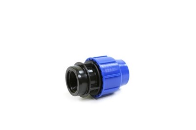 Perla Female Adaptor Ø20x1/2'' Innengewinde PP PN16 Blau Wasser Kupplung