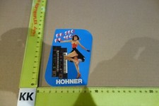 Vecchio adesivo strumento musicale accessori pianoforte tastiera organo domestico HOHNER (SÌ)