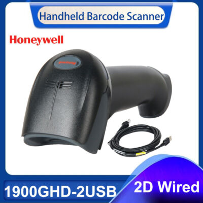 Honeywell 1900GHD-2USB High-Density 2D USB Handheld Barcode Scanner w/ USB Cable