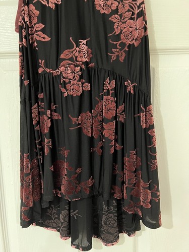 NEW Knox Rose Sleeveless MEDIUM Semi Sheer Top Pink Black Soft & Flowy - Picture 3 of 6