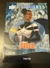 2023-24 Photon UPPER DECK MARVEL ANNUAL #23 PREMIERES INSERT #’d /99 RARE HIT