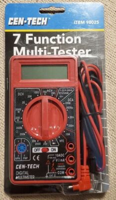 Cen-Tech 7 Functional Digital Multimeter 98025