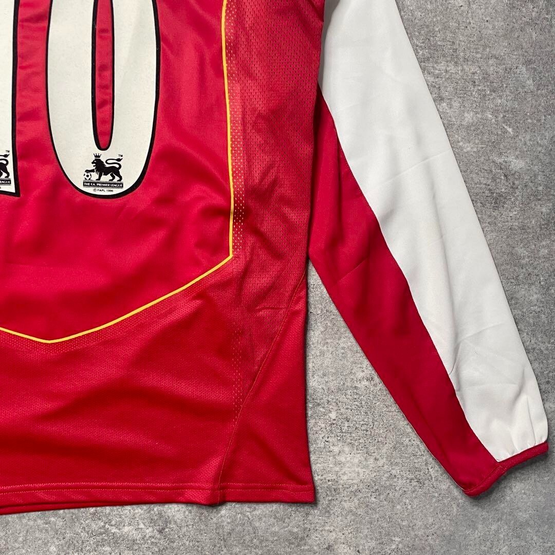03/04アーセナル ジャージ 10番 Bergkamp Arsenal 04/05 Home Dennis Bergkamp 10 Rare Player Issue Jersey New