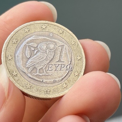 1 Euro Münze Eule Mit S Im Stern 1 euro münze griechenland 2002 eule Fehlprägung S im Stern | eBay