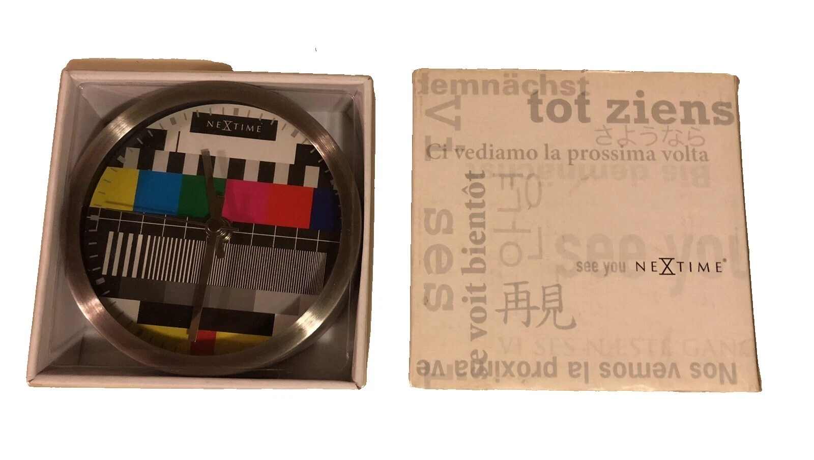 NeXtime Glass Modern Wall Clocks