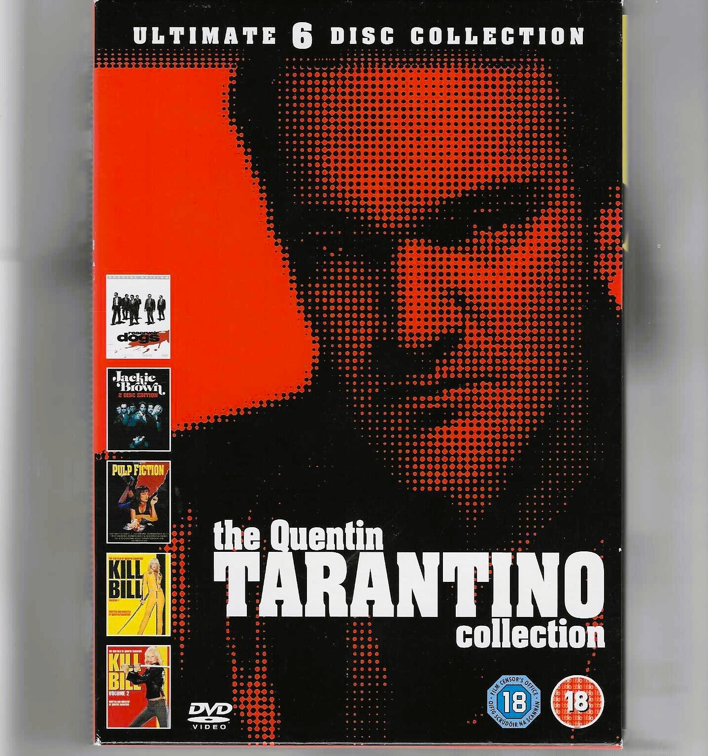 The Quentin Tarantino Collection DVD 5 Film Box Set Rated 18 628 Minutes Used