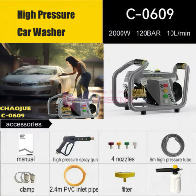 #ad 2KW Electric Car Washing Machine Pressure Washer High Pressure Cleaning Machine $503.39
