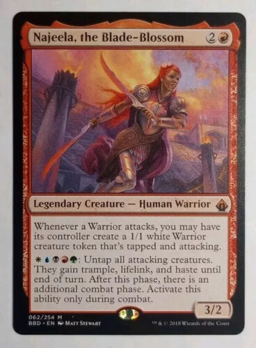 MAGIC MTG ~ NAJEELA, the BLADE-BLOSSOM ~ BATTLEBOND 062/254
