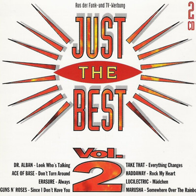 ''JUST THE BEST VOL. 2'' Dr Alban/Marusha/Ice MC (2-CD 1994) 38-Tracks **GREAT**