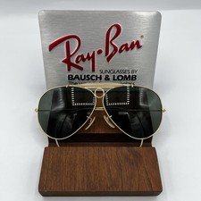 CIRCA 1970 s VINTAGE B L RAY BAN USA GP G15 62mm SHOOTERs AVIATOR SUNGLASSES