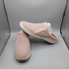Earth Origins Emilia Mule Women's 7.5M Pink Nubuck Leather