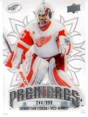2024-25 UD ICE PREMIERES #184 SEBASTIAN COSSA RC 244/999