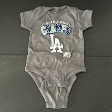 Los Angeles Dodgers 2020 World Series Champions 12 Month One Piece Bodysuit