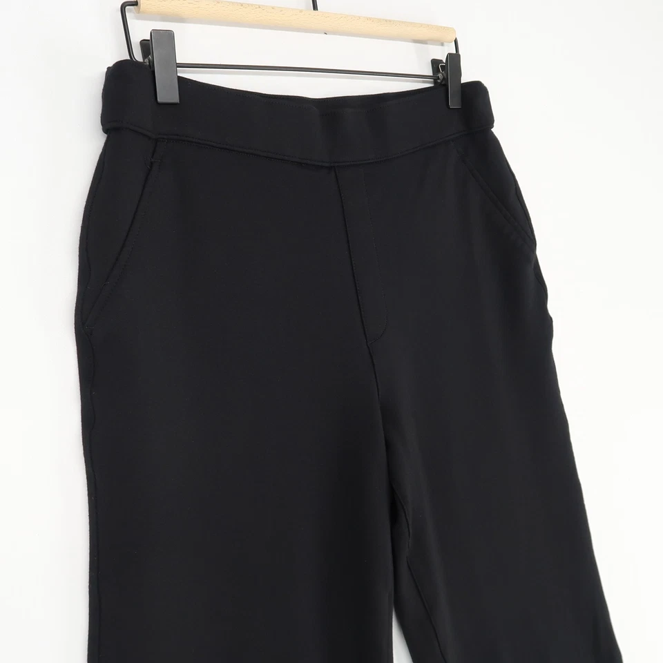 Брюки Spanx Ponte широкие женские L черные без застежек с высокой талией нарядные повседневные - Изображение 2 из 4