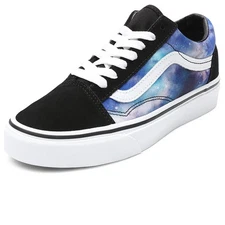 Vans Old Skool Unisex Galaxy Black Skate Shoes VN0A3WKTG4F  Men 6.5 Women 8