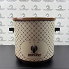 Vintage Rival Crock-Pot Slow Cooker Beige Brown Pattern 3.5 Qt Model 3100 P