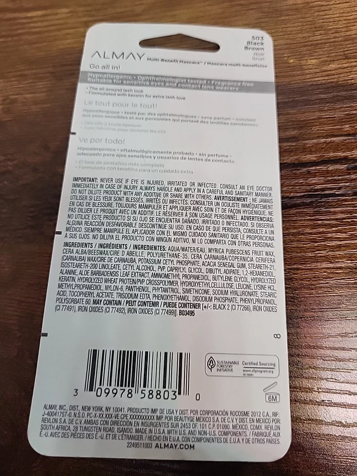 Almay Black Brown-503 Multi-Benefit Mascara - Image 4 of 4