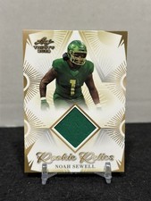 2023 Leaf Trinity Rookie Relics Rc Jsy Noah Sewell Player Worn #RR-27