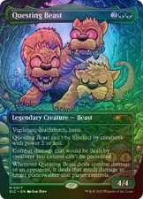 1 x Questing Beast - Foil - An Encyclopedia of Magic - LP - MTG